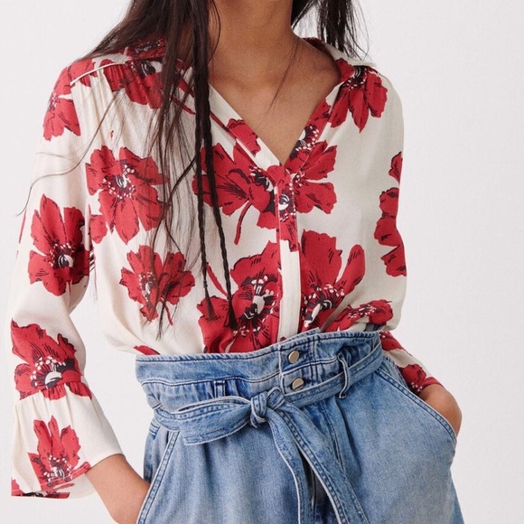 ba&sh Tops - NWT ba&sh Keddy Blouse Top